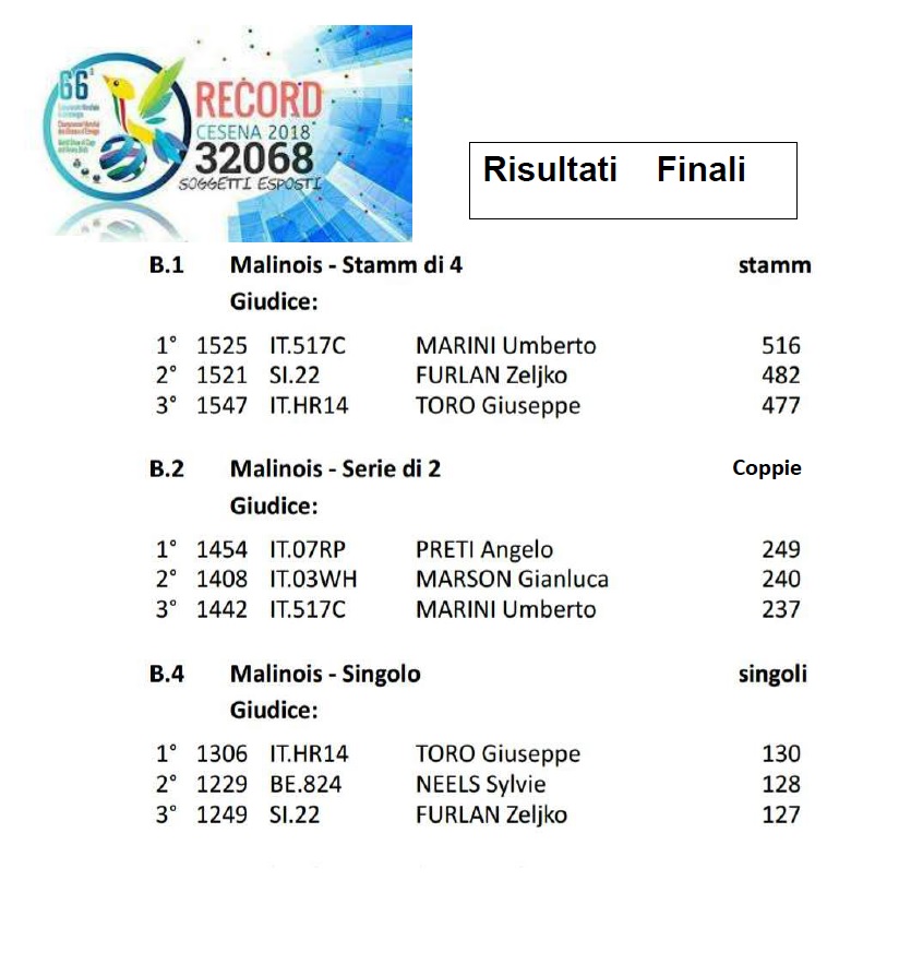 Risultati Finali